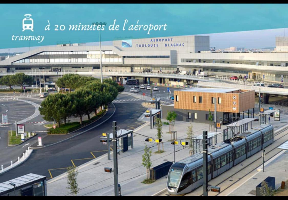 טולוז L Oasis Studio Proche Hopital Et Aeroport Piscine Parking &Netflix מראה חיצוני תמונה