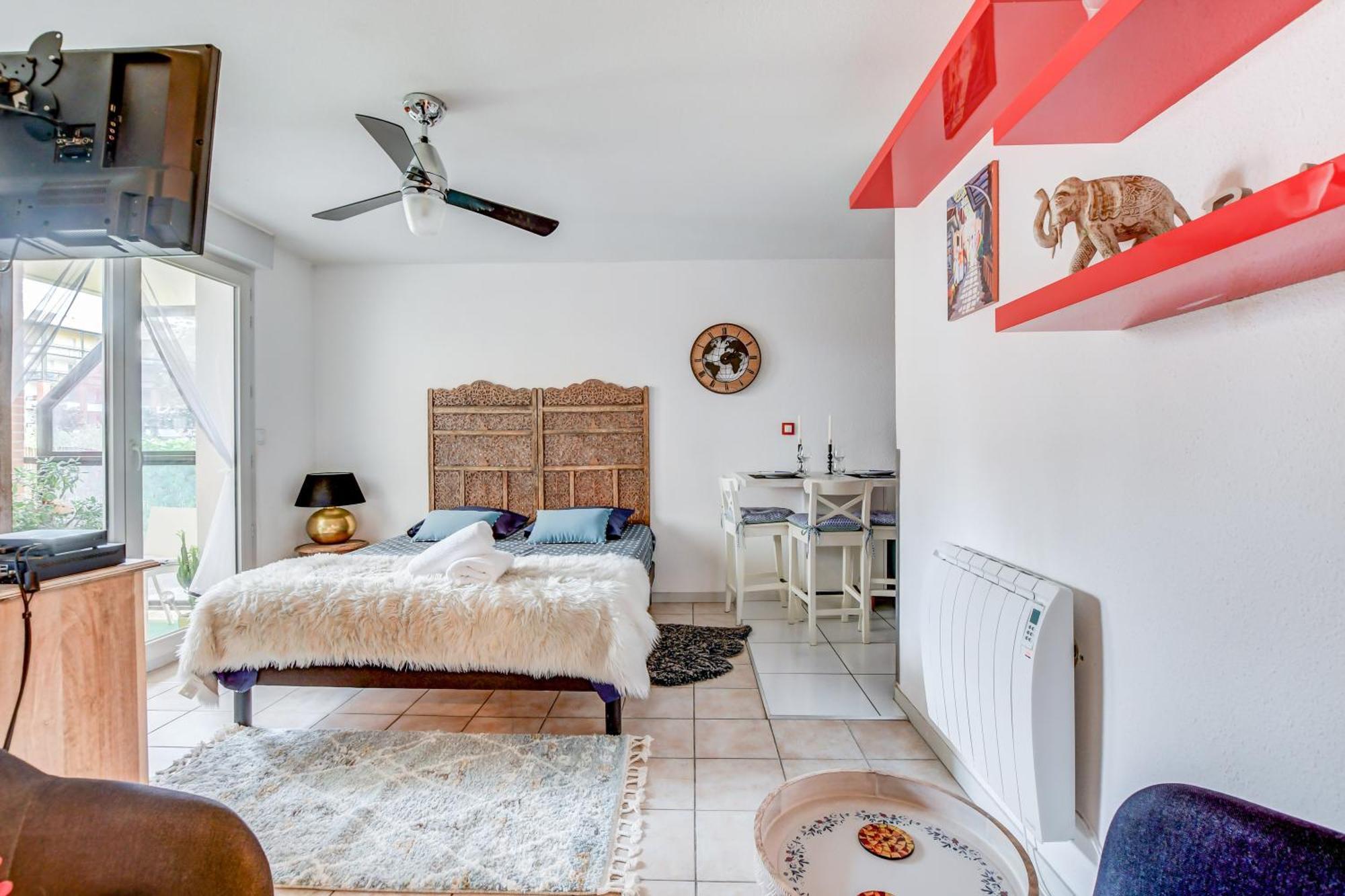 טולוז L Oasis Studio Proche Hopital Et Aeroport Piscine Parking &Netflix מראה חיצוני תמונה